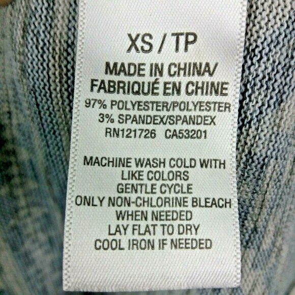 Summer Chic Beach Swim Cover Up Top Tunic Size XS Black Open Sides to Waist - Picture 8 of 8